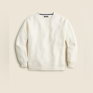 NWT J. Crew Heritage fleece oversized crewneck sweatshirt
